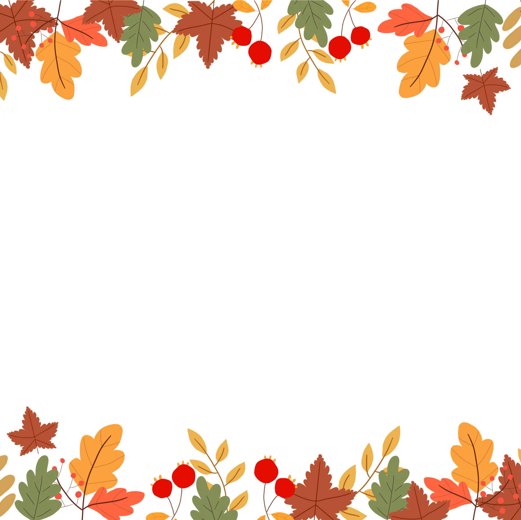 Thanksgiving Border Frame